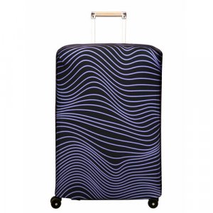 Чехол для чемодана , размер L, черный, фиолетовый ROUTEMARK. Цвет: фиолетовый
