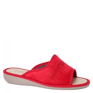 Домашняя обувь Axa. Цвет: красный
