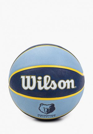 Мяч баскетбольный Wilson NBA TEAM TRIBUTE BSKT MEM GRIZZLIES. Цвет: синий