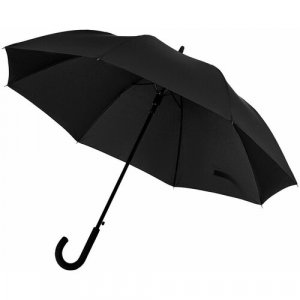 Зонт-трость , полуавтомат, купол 113 см, 8 спиц, система «антиветер», для мужчин, черный Doppler. Цвет: черный