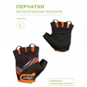 Перчатки , размер L, оранжевый, черный Indigo. Цвет: оранжевый/черный