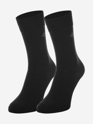 Носки мужские Cotton, 2 пары, Черный Columbia. Цвет: черный