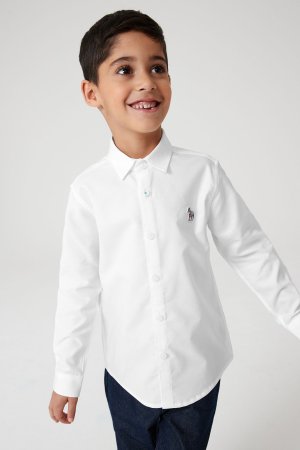 Рубашка Оксфорд для мальчика , белый Paul Smith