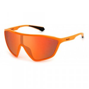 Солнцезащитные очки Polaroid, оранжевый POLAROID. Цвет: оранжевый