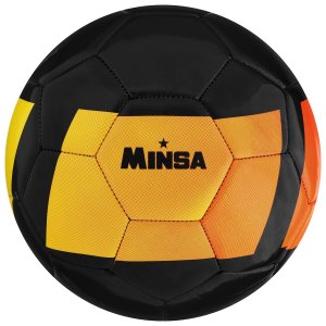 Мяч футбольный minsa, pu, машинная сшивка, 32 панели, размер 5 MINSA