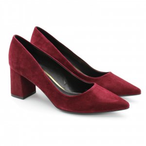 Женские туфли-лодочки (MILENA 1151190), бордовые Buffalo shoes. Цвет: бордовый