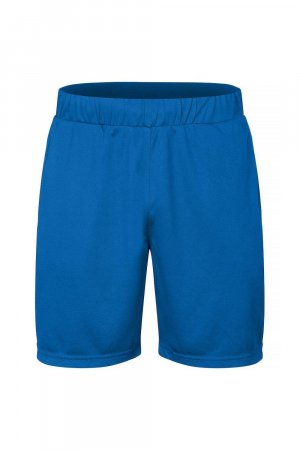 Однотонные активные шорты , синий Clique