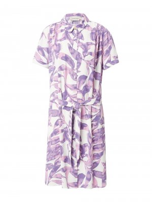Рубашка-платье , фиолетовый/темно-фиолетовый/белый Fabienne Chapot