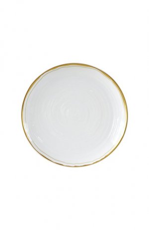 Обеденная тарелка Albatre Bernardaud. Цвет: золотой