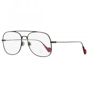 Мужские закругленные квадратные очки ML5060 008 Металл 58 мм Moncler