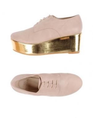 Обувь на шнурках LIKA MIMIKA. Цвет: светло-розовый