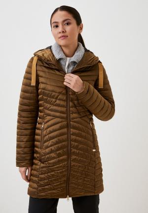 Куртка утепленная Luhta HIETOIS. Цвет: коричневый