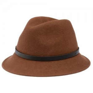 Шляпа федора BETMAR B1249H DARCY, размер ONE. Цвет: коричневый