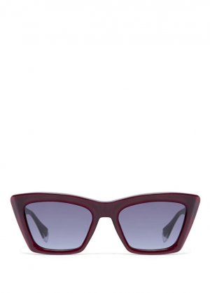 Женские солнцезащитные очки esmeralda 6868 6 бордово-красные «кошачий глаз» Gigi Studios