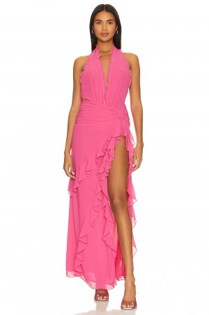Платье макси Celenia, цвет Hot Pink NBD