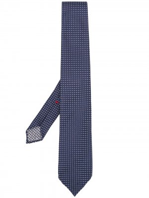 Delloglio галстук с узором Dell'oglio. Цвет: синий
