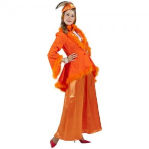 Карнавальный костюм Лисы Алисы (15129) 44-46 ПТИЦА ФЕНИКС. Цвет: оранжевый