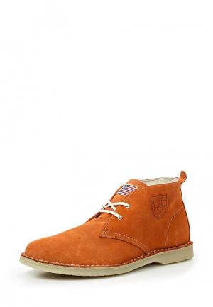 Ботинки U.S. Polo Assn.. Цвет: оранжевый