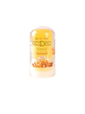 Дезодорант-крислалл  EcoDeo стик с Куркурмой, 60 гр. TAI YAN. Цвет: желтый