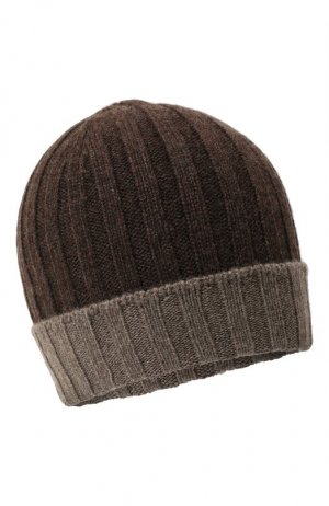 Кашемировая шапка Gran Sasso. Цвет: коричневый