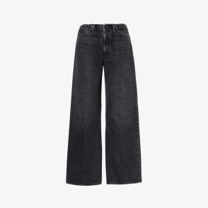 Широкие джинсы Lex со средней посадкой из переработанного денима Agolde, цвет paradox (washed blk) AGOLDE