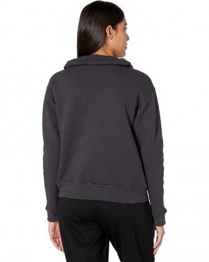 Толстовка MONROW Turtleneck 1/2 Zip Sweatshirt, цвет Faded Black