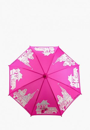 Зонт-трость Flioraj. Цвет: розовый
