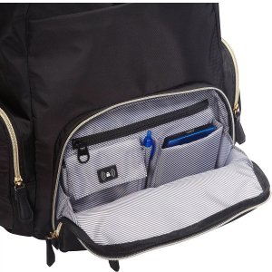 Нейлоновый 15-дюймовый рюкзак для ноутбука Reaction Sophie с блокировкой RFID, черный Kenneth Cole