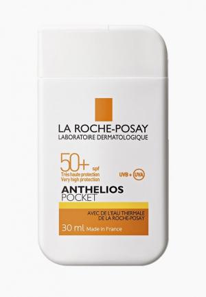 Крем солнцезащитный La Roche-Posay ANTHELIOS, Компактный формат для лица, SPF 50+, 30 мл. Цвет: белый