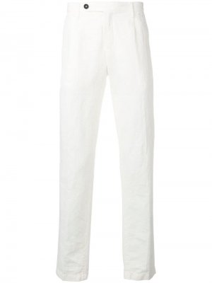 Классические брюки чинос Massimo Alba. Цвет: белый