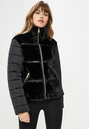 Куртка утепленная Sisley. Цвет: черный