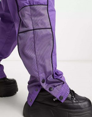 Сиреневые спортивные брюки с окантовкой Asos