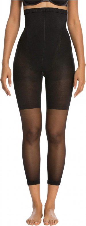SPANX Корректирующее белье для женщин, оригинальные колготки без ног с высокой талией, черный