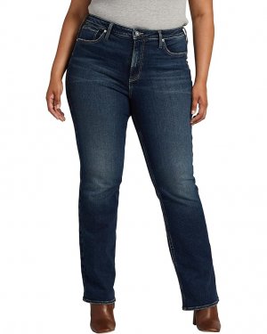 Джинсы Plus Size Infinite Fit High-Rise Bootcut Jeans W88705INF353, цвет Medium Indigo Wash Silver Co.