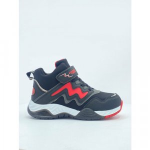 Ботинки , размер 33, черный, красный FESS. Цвет: черный/красный/черный-красный