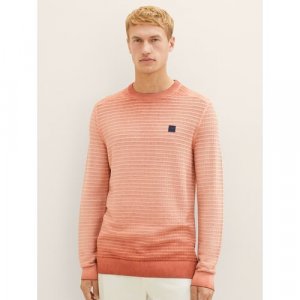 Пуловер , размер L, красный Tom Tailor. Цвет: красный