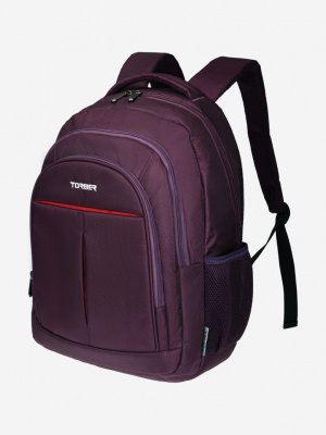 Рюкзак FORGRAD с отделением для ноутбука 15, пурпурный, полиэстер, 46 х 32 x 13 см, Фиолетовый TORBER