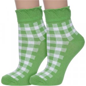 Носки , 2 пары, размер 25, зеленый PARA socks. Цвет: зеленый/салатовый