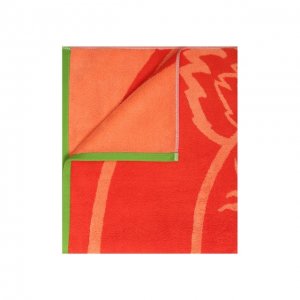 Хлопковое полотенце Kenzo. Цвет: красный