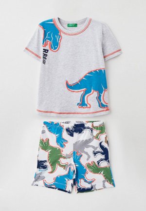 Пижама United Colors of Benetton. Цвет: разноцветный