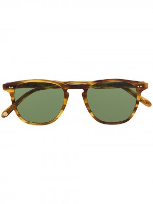 Солнцезащитные очки в оправе черепаховой расцветки Garrett Leight. Цвет: коричневый