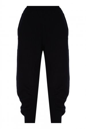 Черные брюки со сборками Stella McCartney. Цвет: черный