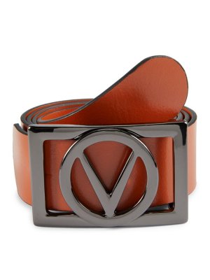 Кожаный ремень с логотипом Milo Soave , цвет Cinnamon Mario Valentino