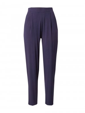 Зауженные брюки со складками спереди , темно-синий Marks & Spencer