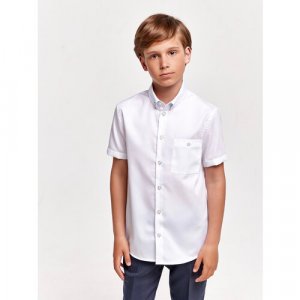 Школьная рубашка , размер 152, белый Junior Republic. Цвет: белый