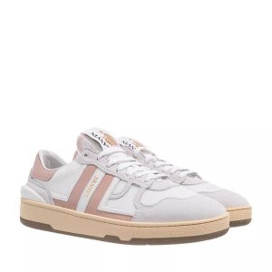 Кроссовки clay low top sneakers white/nude , серый Lanvin
