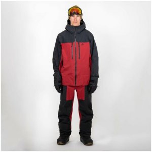 Куртка Сноубордическая Shralpinist Safety Red (Us:l) Jones. Цвет: черный/красный