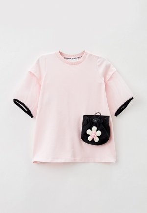Платье Choupette. Цвет: розовый
