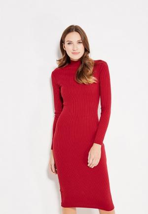 Платье TrendyAngel. Цвет: бордовый