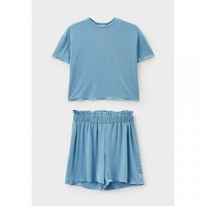 Пижама , размер 9/10, голубой Luisa Moretti. Цвет: голубой
